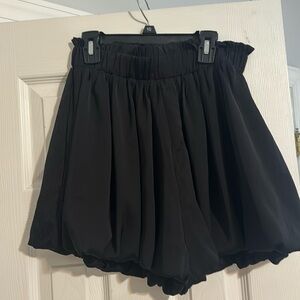 Medium, Black, Pants Store Brand Bubble Shorts